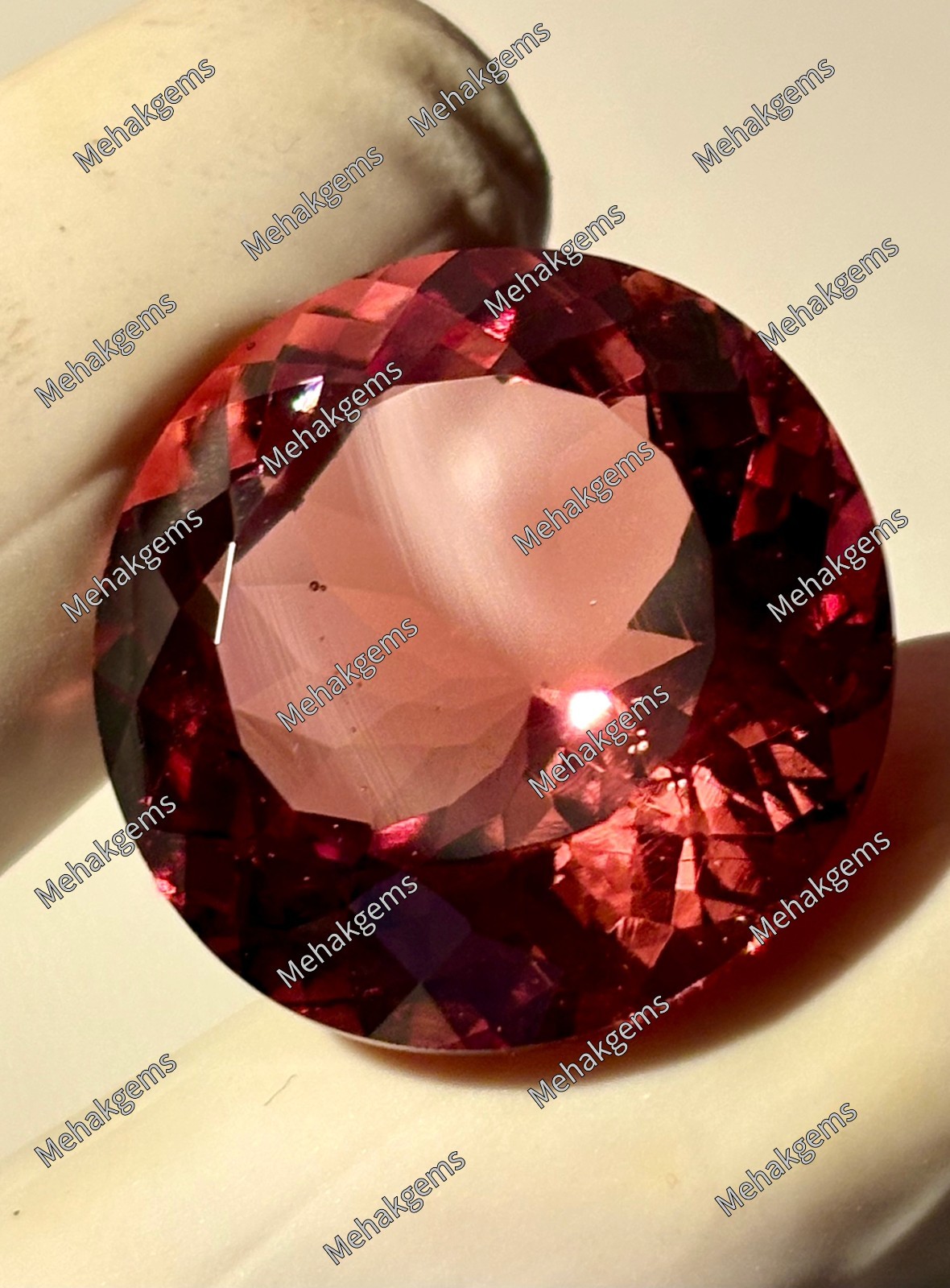 38Ct Certified Color Change Zultanite Round Gemstone, for Wire Wrapping