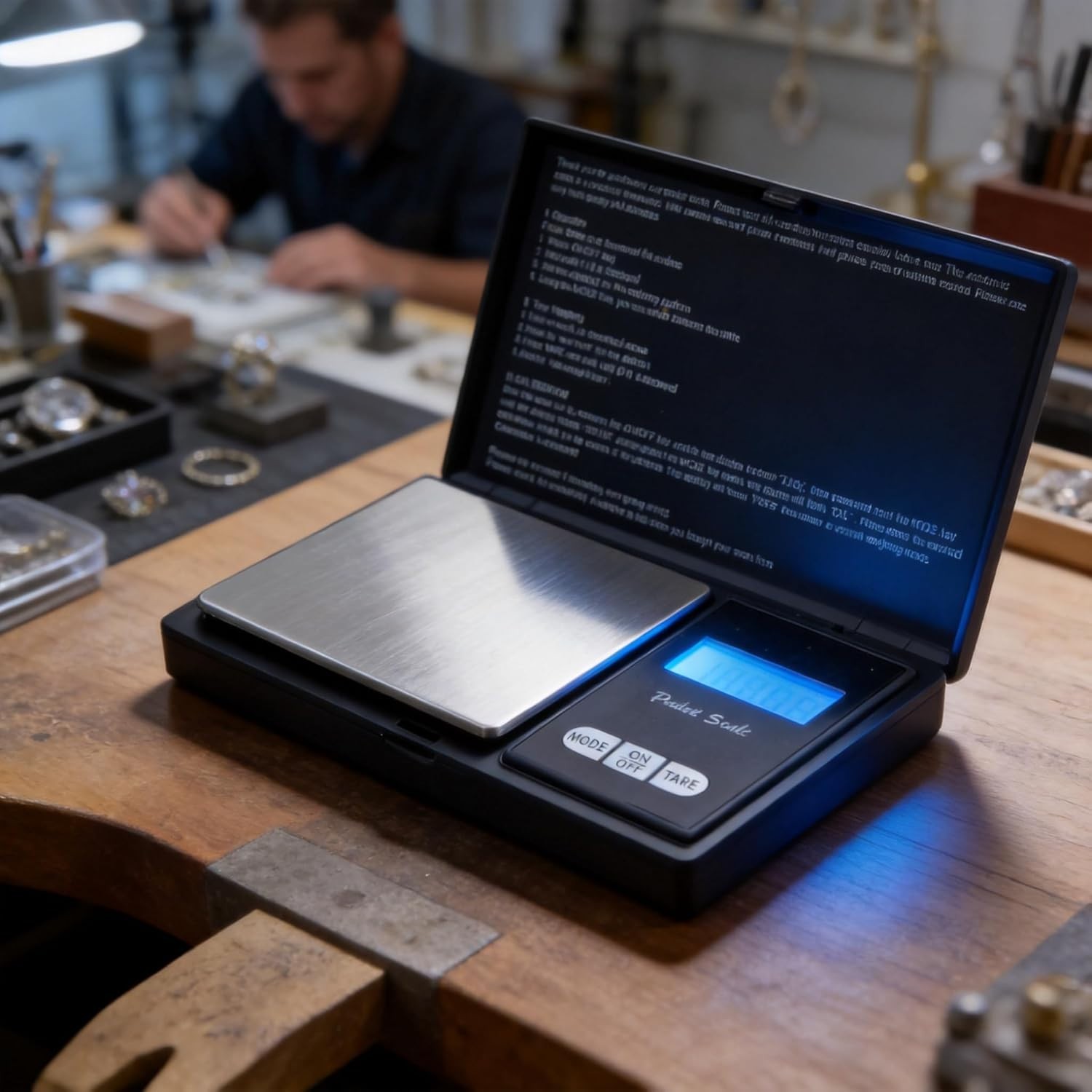 Lightweight 500g Mini Pocket Scale with Tare Function – Perfect for Herbs & More