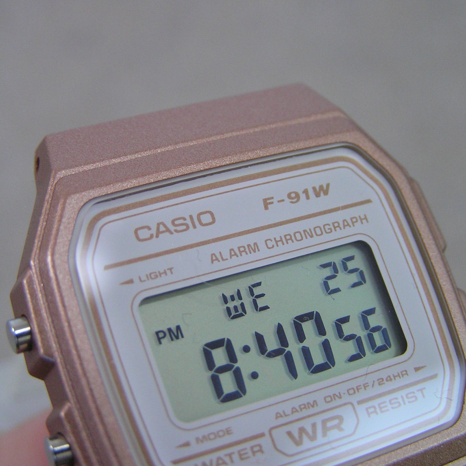 UK STOCK CASIO F-91WS-7A3JF Japan Exclusive Digital Watch Clear Imported Model