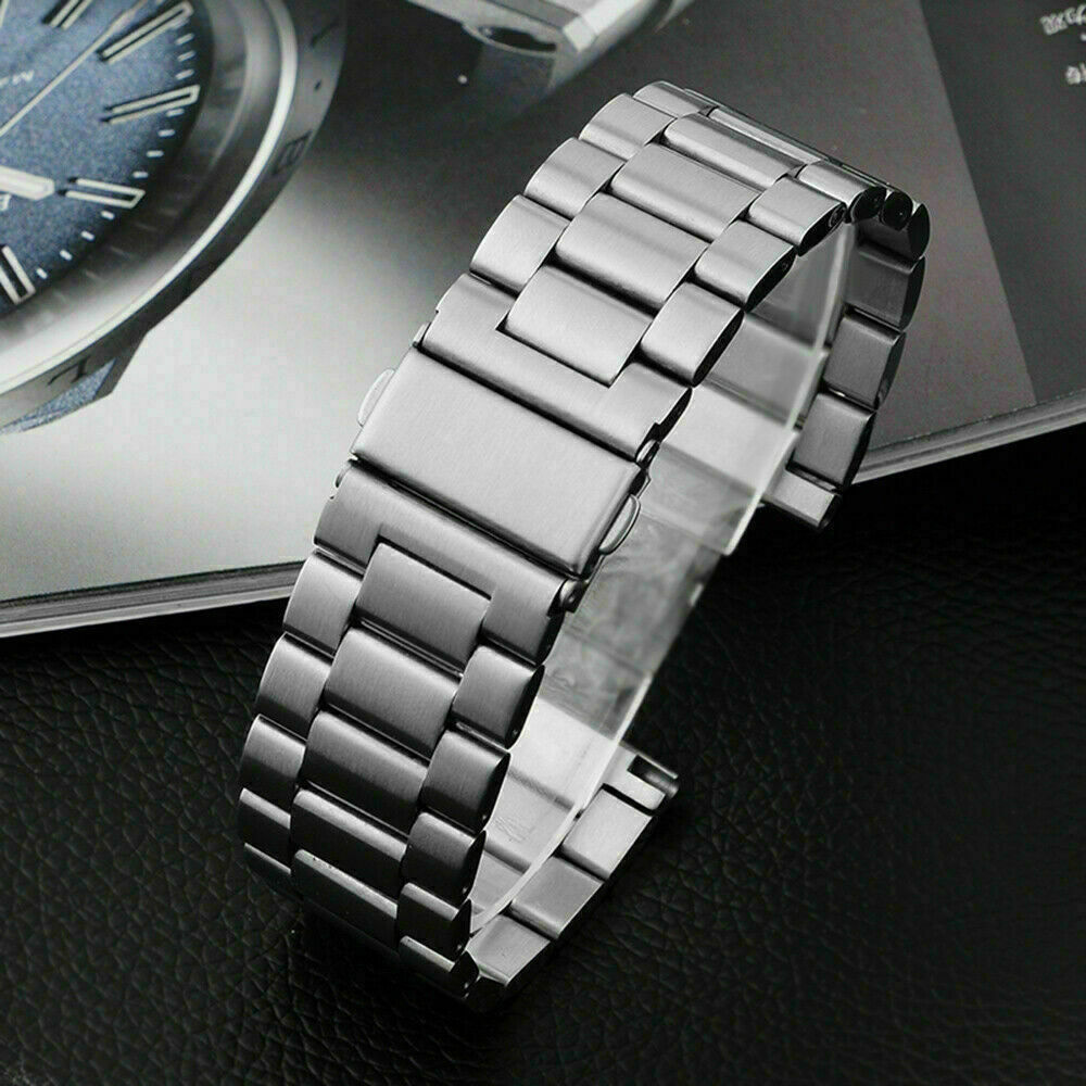18/20/22/23mm Stainless Steel Metal Bracelet Watch Band Universal Wrist Strap