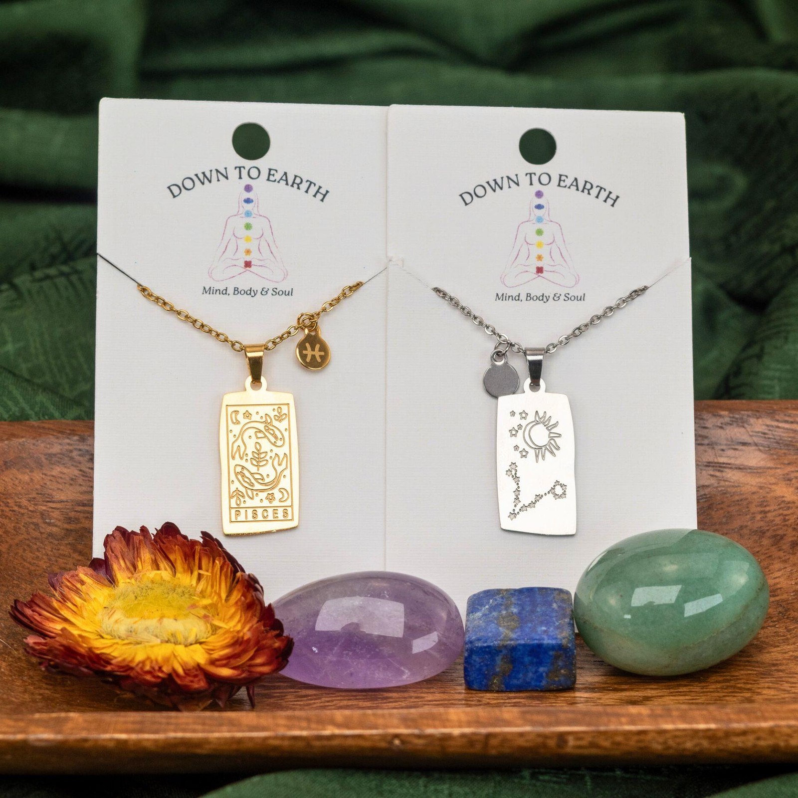Zodiac Tarot Card & Astrology Necklace