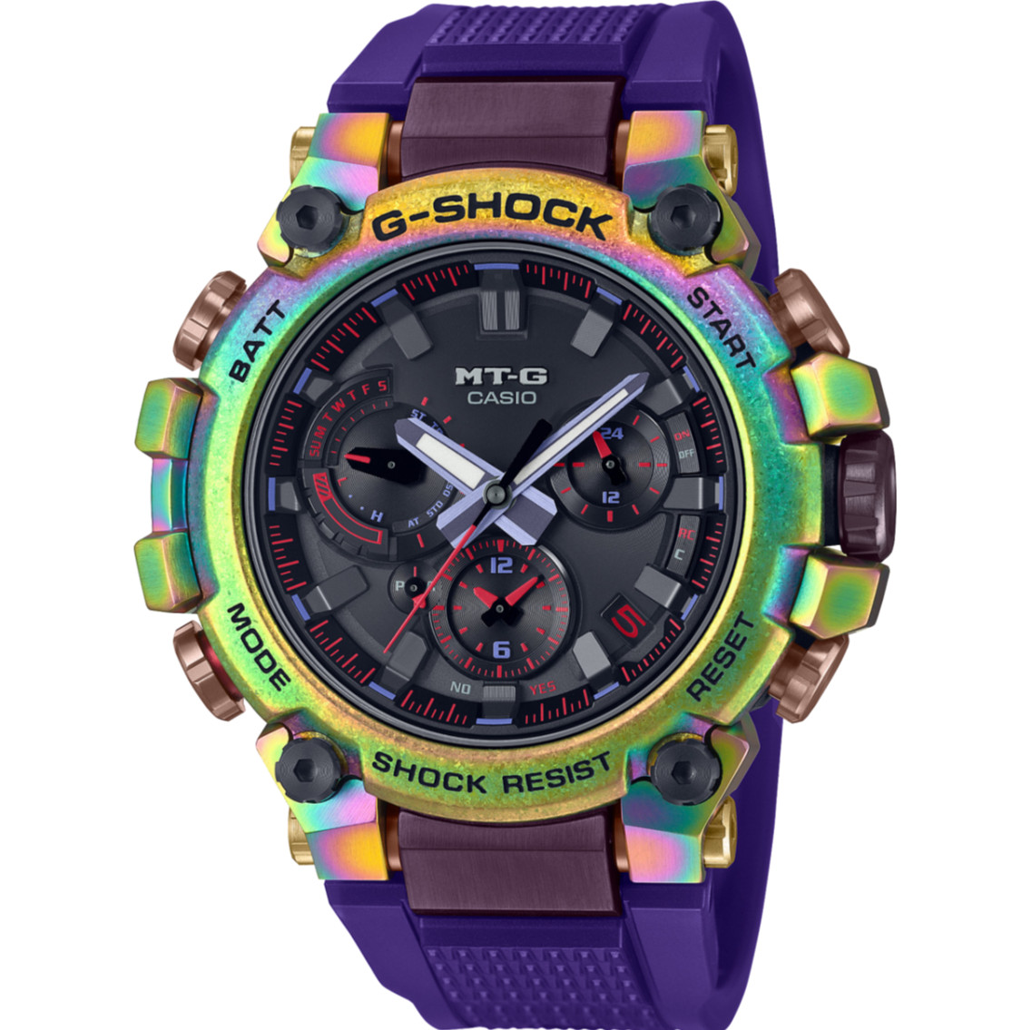 Casio G-SHOCK MTG-B3000PRB-1AJR Aurora Oval Tough Solar made in Japan with box