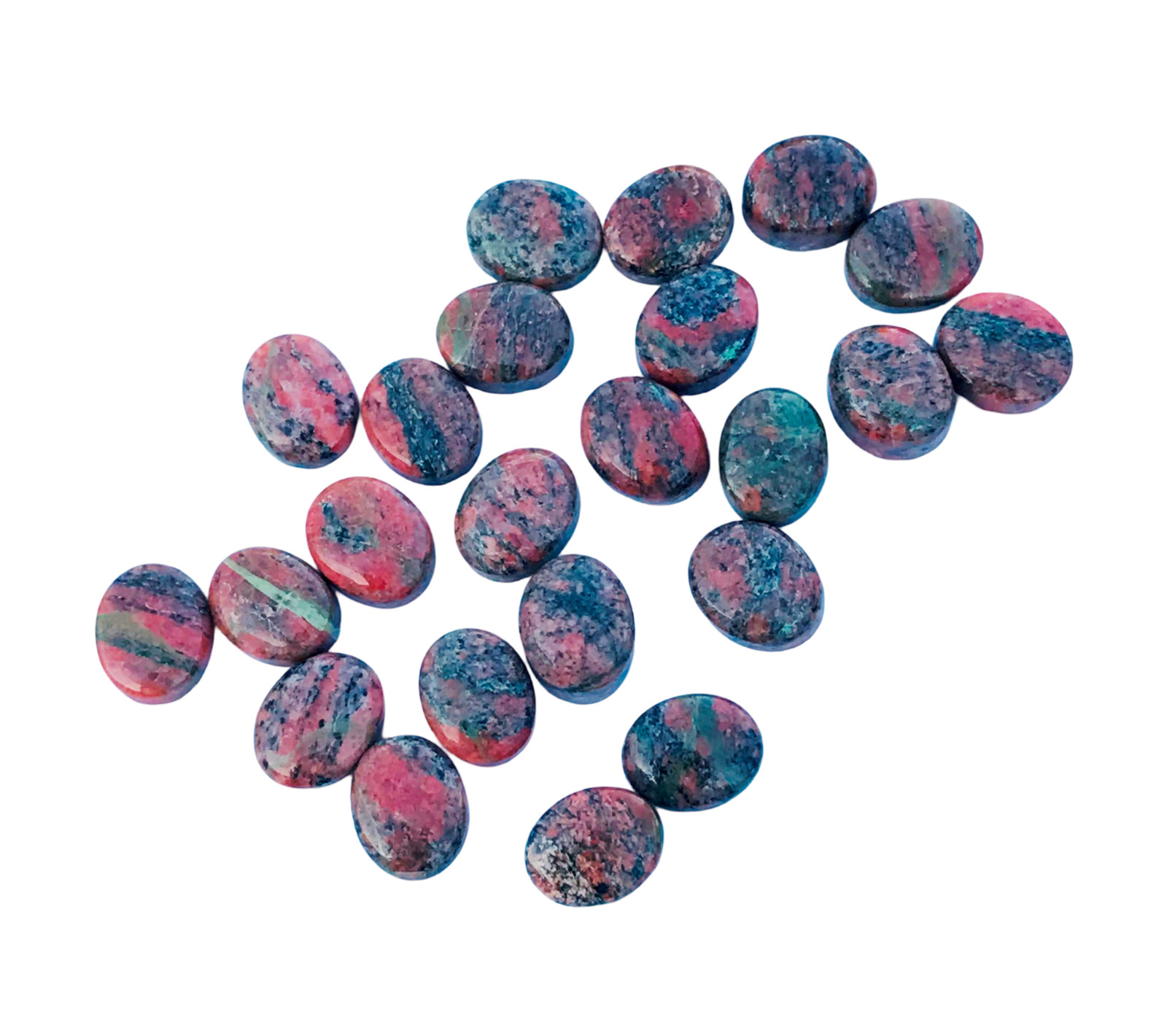 20 Pieces Natural Unakite Jasper Polished Gemstone -6x8mm-10x20mm Approx