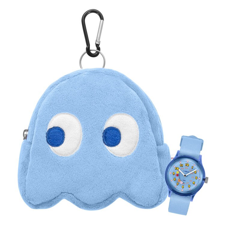 Timex Pac-Man Collaboration Camper TW2V94000 Quartz 30mm Wrist Watch Light Blue