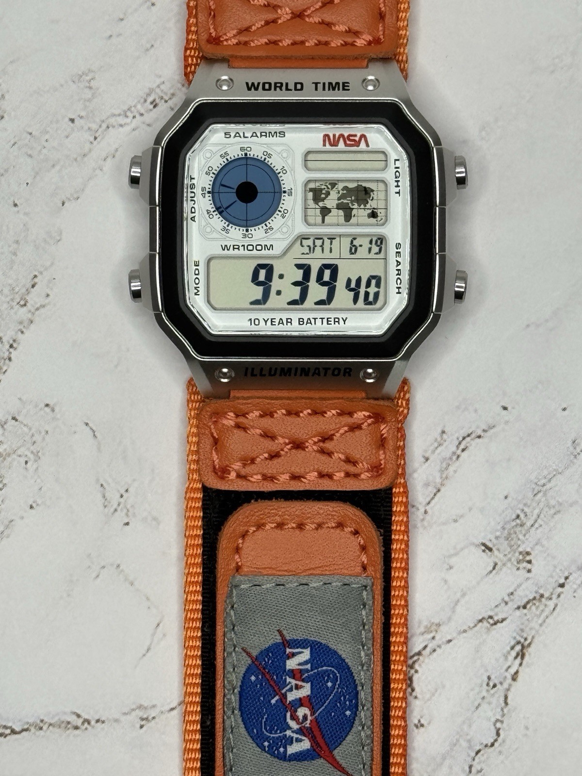 Brand New Modified Casio Royale AE-1200 NASA World Time Watch