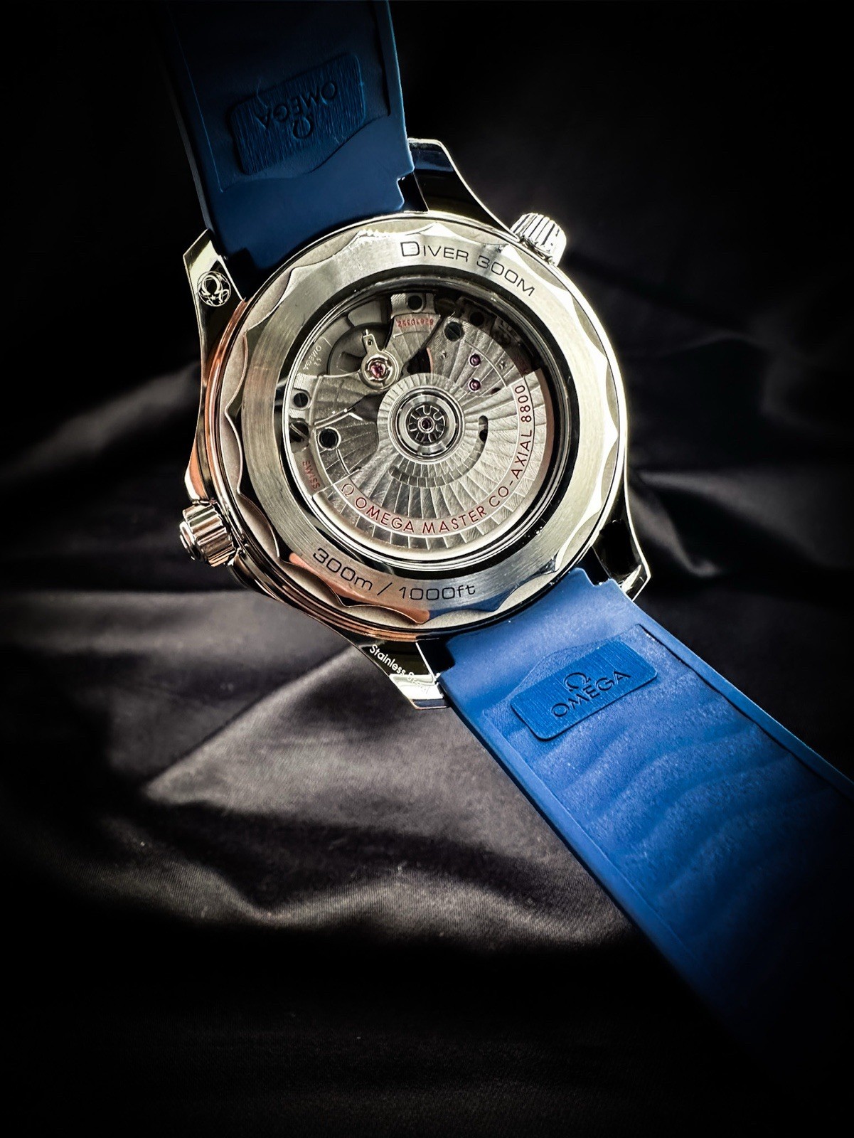 OMEGA Seamaster Diver 300M Blue Band Grey Dial Ref 210.32.42.20.06.001