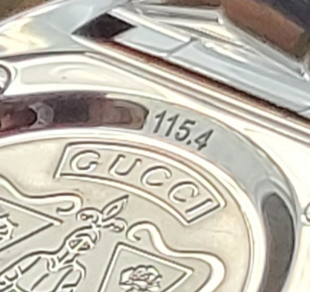 Gucci Pantheon 115.4,Authentic,35MM,Mother Of Pearl Dial,Excellent,Hardly Worn.