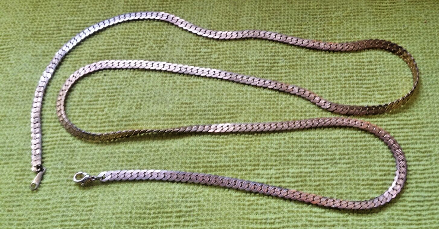 100% Solid pure Copper flat Necklace for Unisex UNKOWN DESIGN ??