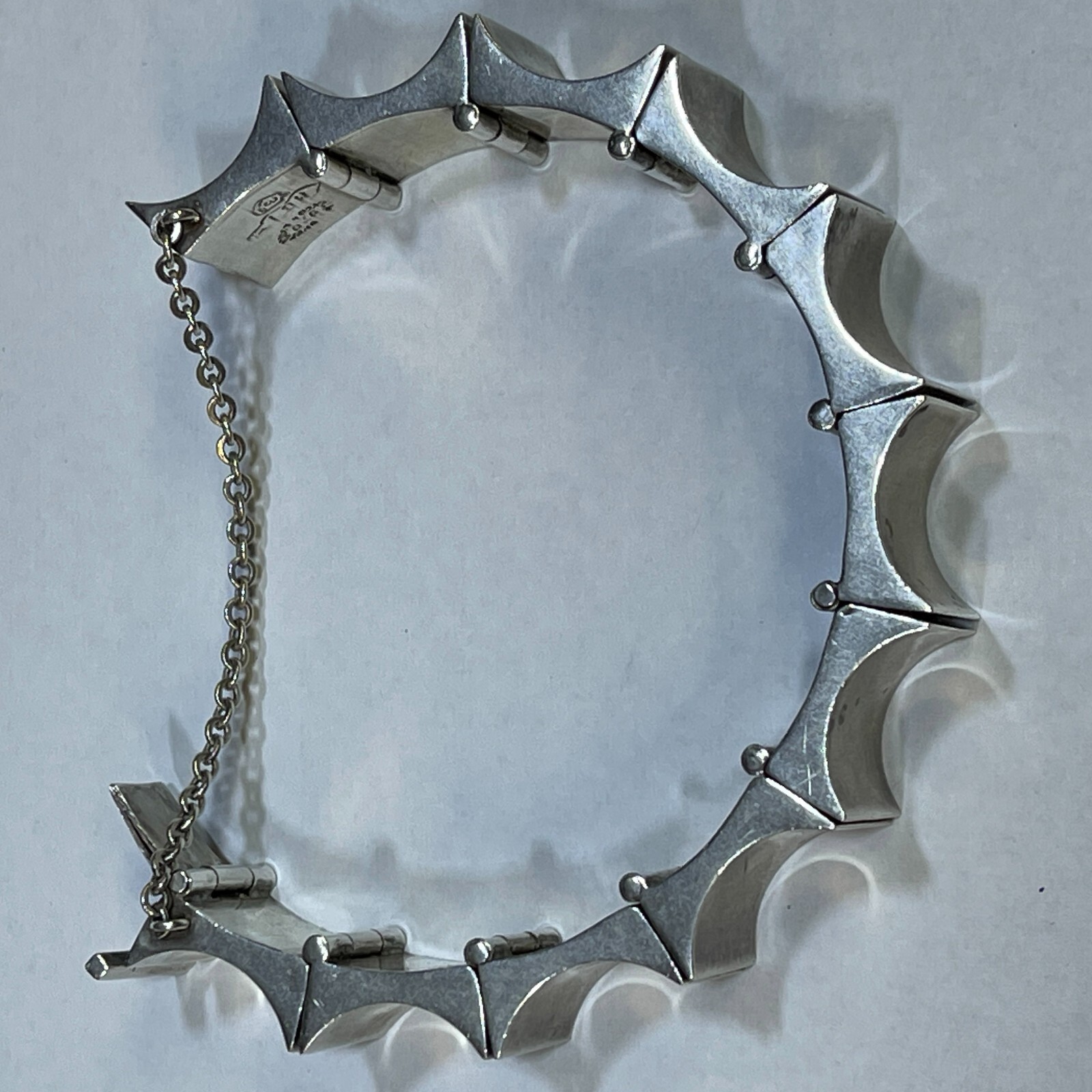 Vintage Sterling Antonio Pineda Style Thumbprint Bracelet – (Eagle 3 Taxco)