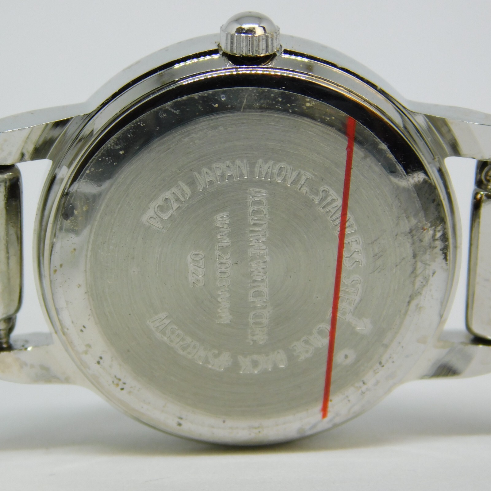 ACCUTIME WATCH CORP. WML2003WM1 Women’s Watch Sz. 6 1/4″ New Battery