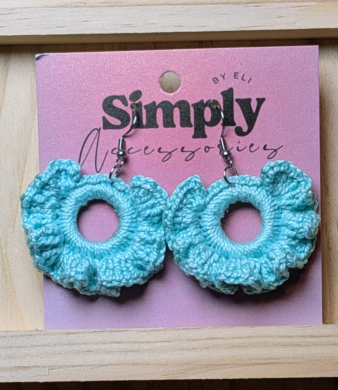 Lot Of 4 Coloful Handmade Crochet Earrings