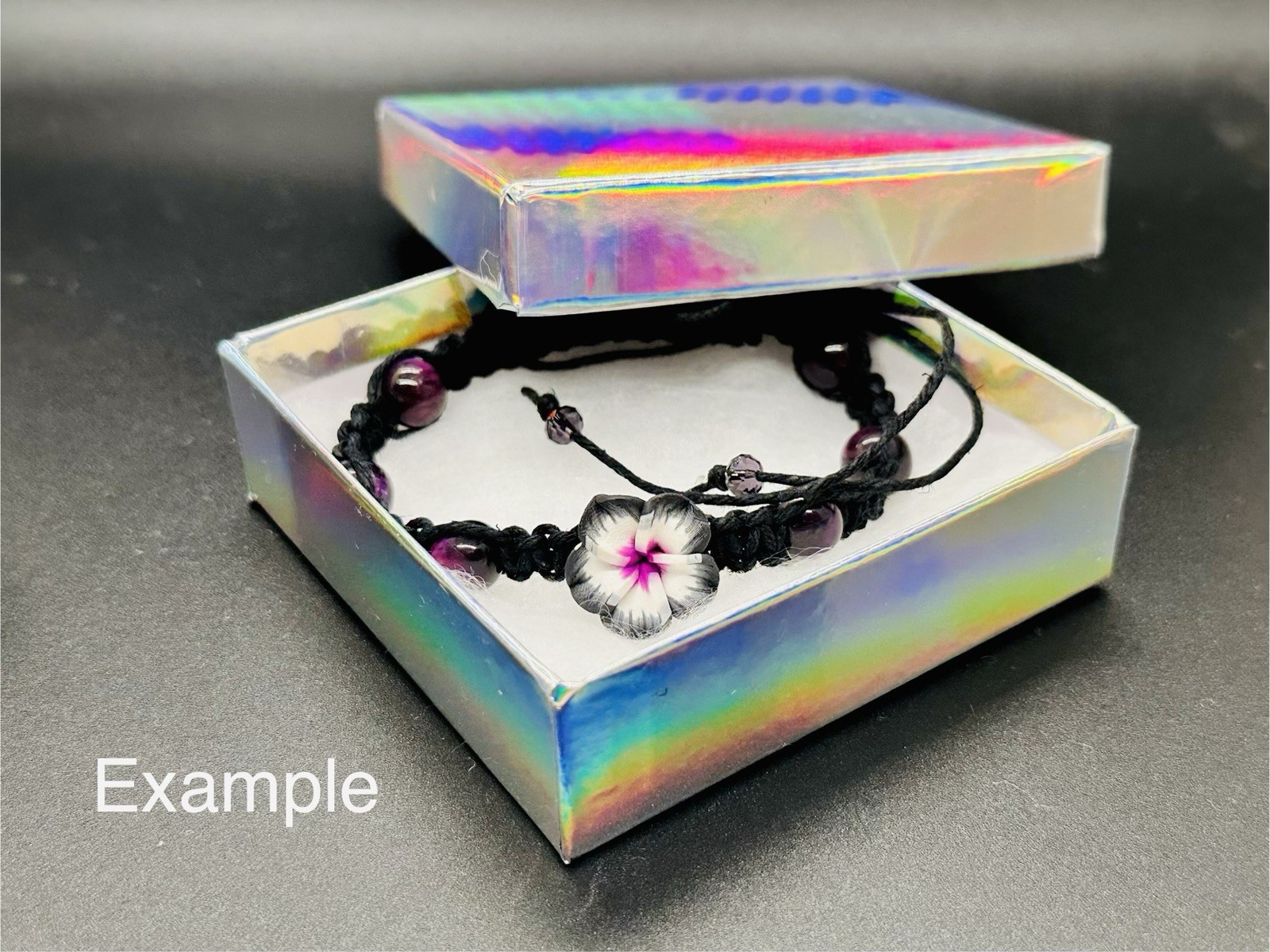 Opalite Mushroom Choker Necklace Matte Onyx Black Hemp Adjustable