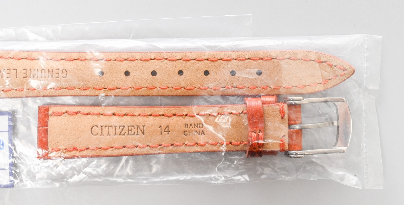 NOS Citizen Ladies Brown Leather 14mm Band Strap for Eco Drive Watches 59-S50379