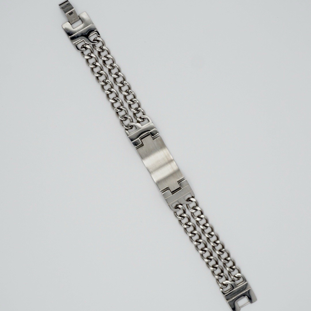 puerto rico bracelet Stainless Steel 8.5” Inch