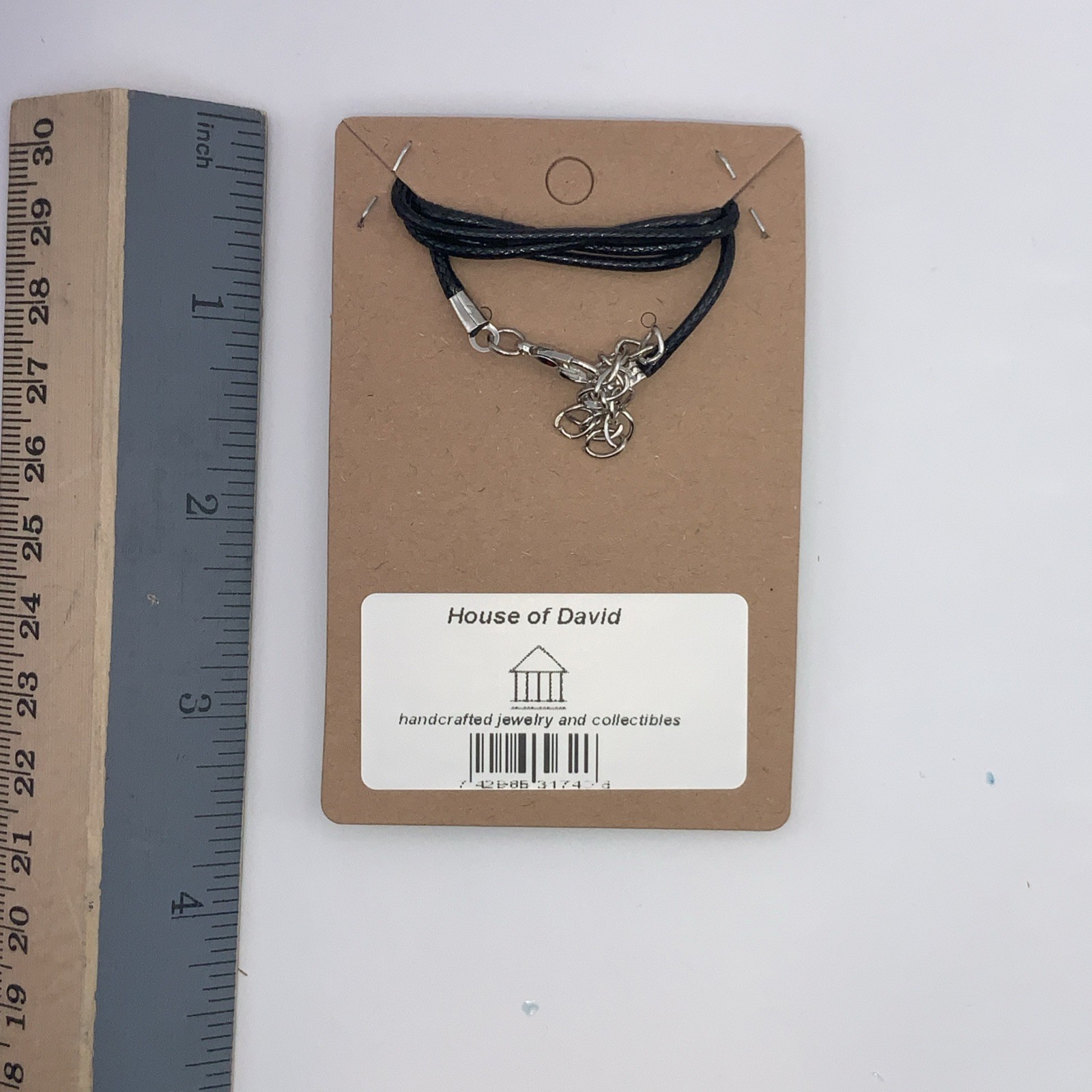 House Of David Handmade Cross Necklace Marbled Dream Water