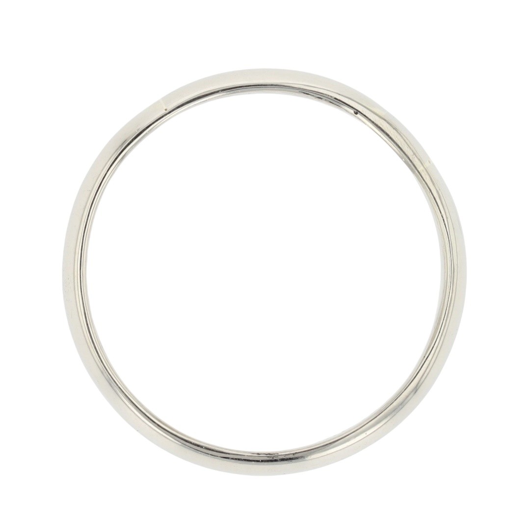 3.9mm Polished Classic Wedding Band Ring 10k White Gold 2.82 Grams Size 7.75