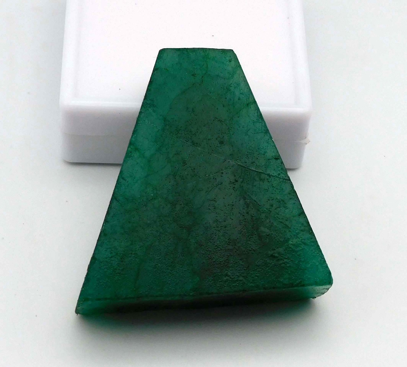 339 Ct Natural Colombian Green Emerald Rough Uncut Loose Gemstone Certified