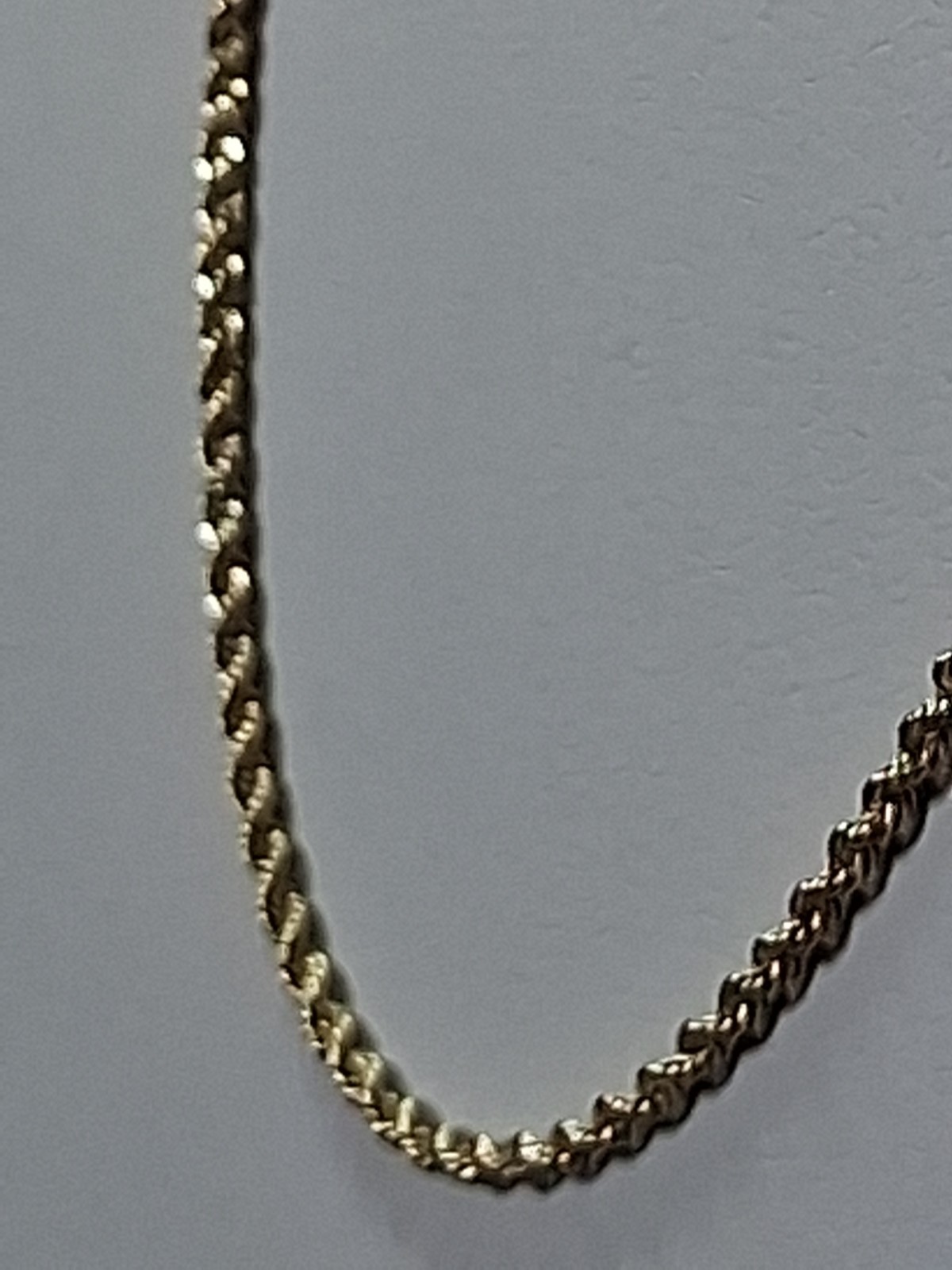 24″ 10k Yellow Gold Diamond Cut Hollow Rope Necklace, 1.6mm