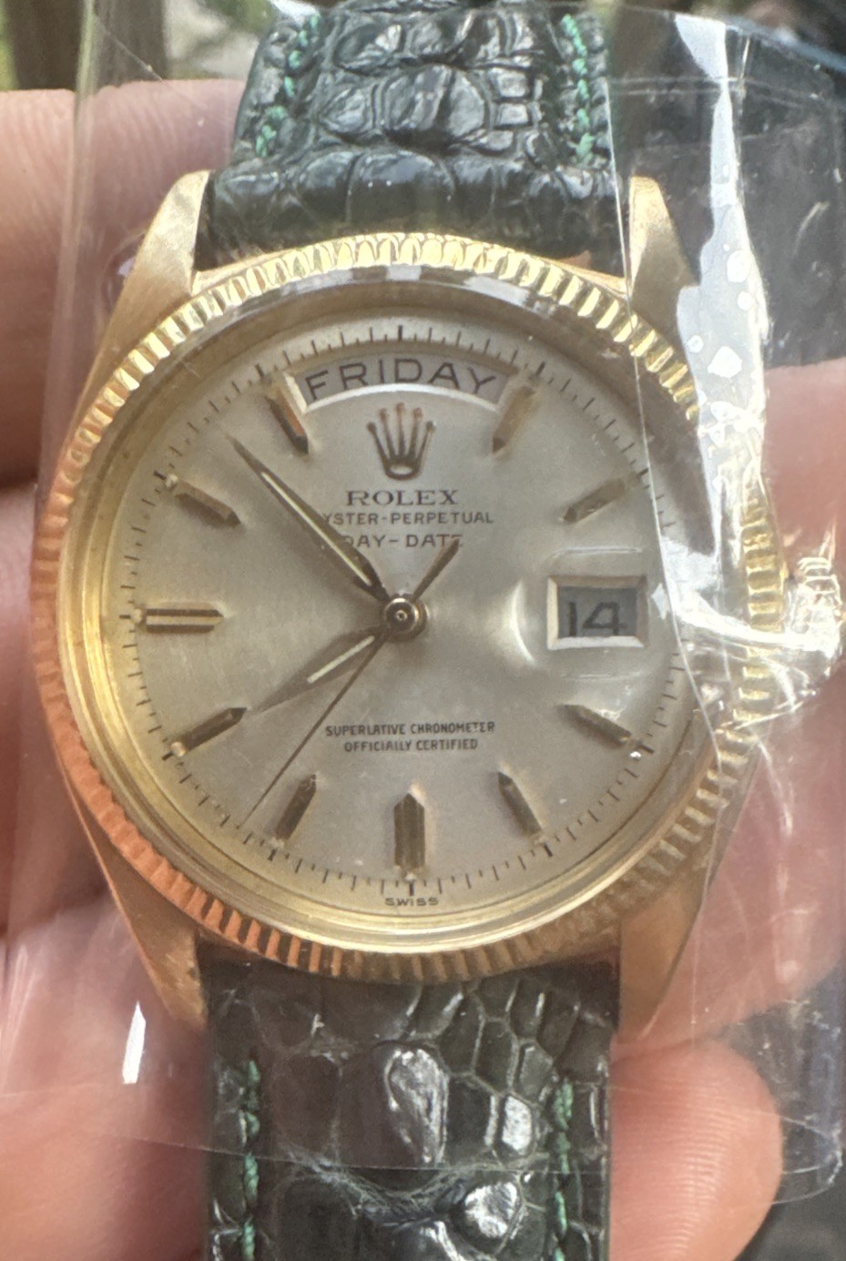 Rolex Day-Date 18k vintage Rolex 1958-59 Ref. 6611 running great