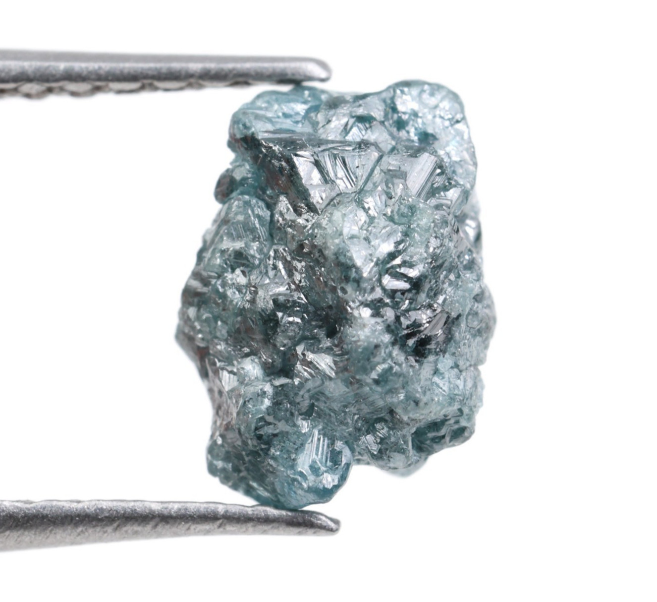 1.09Ct Blue Natural Rough Diamond l Loose Raw Uncut Diamond For Use Fine Jewelry