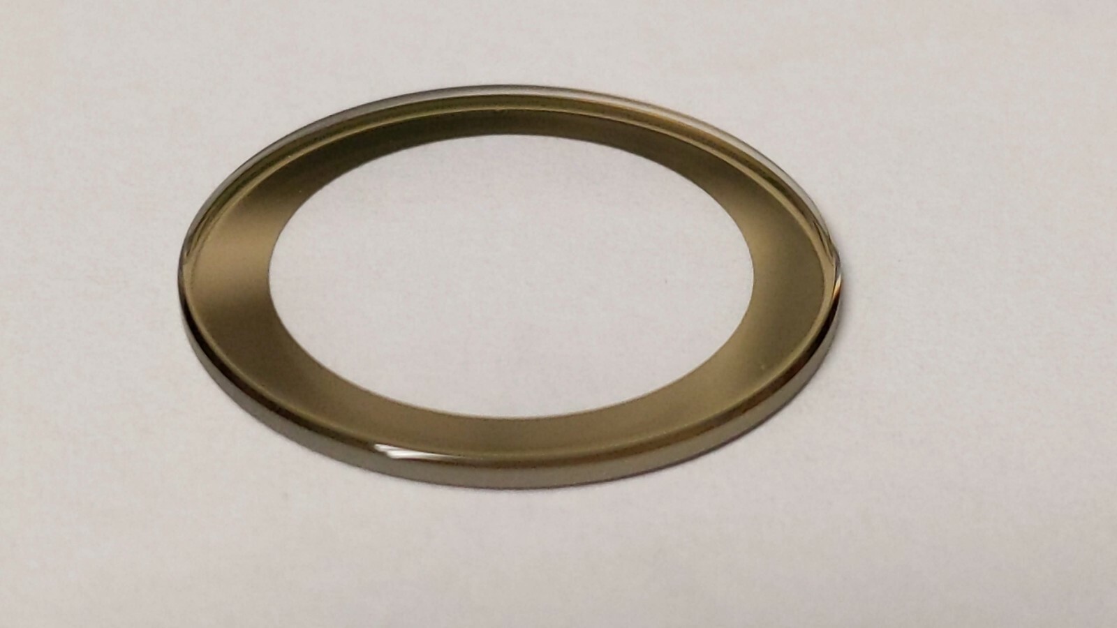 For Movado Bold crystal 25.0 x 1.3mm GOLD trim new for watch repair