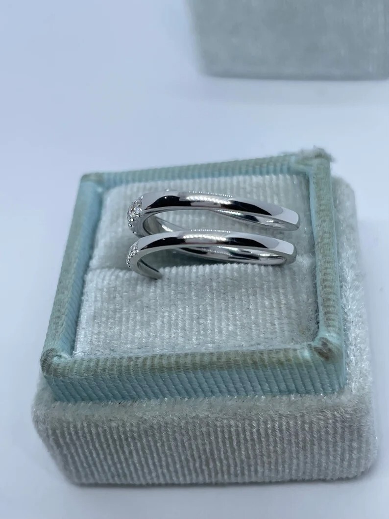 2.50Ct Round Cut lab Created Diamond Engagement 14K White Gold FN Spiral Ring