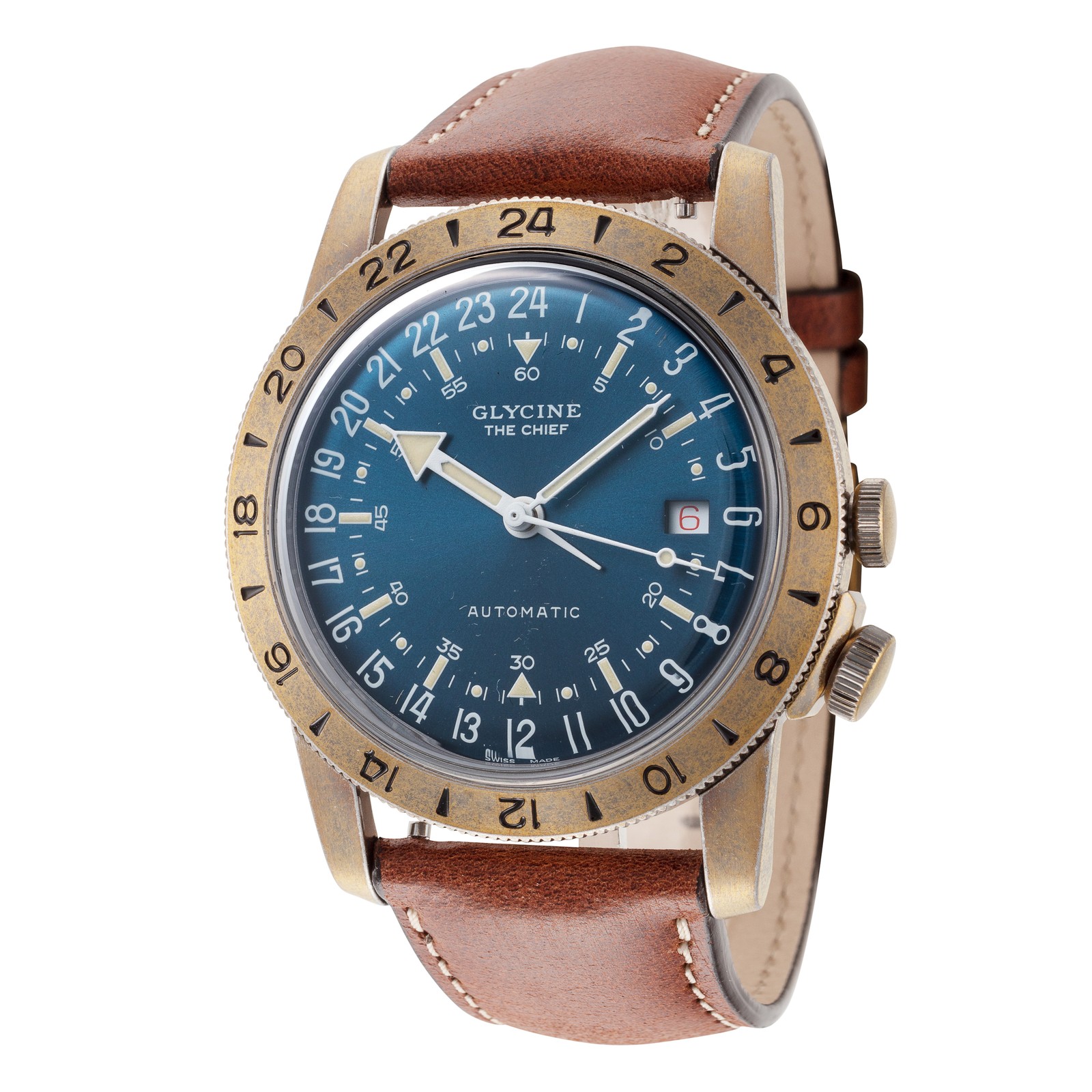 Glycine Men’s Airman The Chief Purist 40mm Automatic Watch GL0414