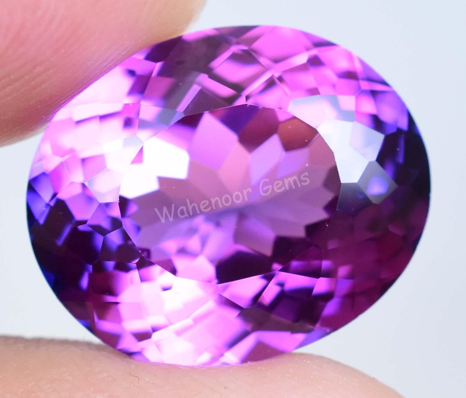Natural 17.80 Ct Boysenberry Sapphire AGL Certified Fabulous Loose Gemstone