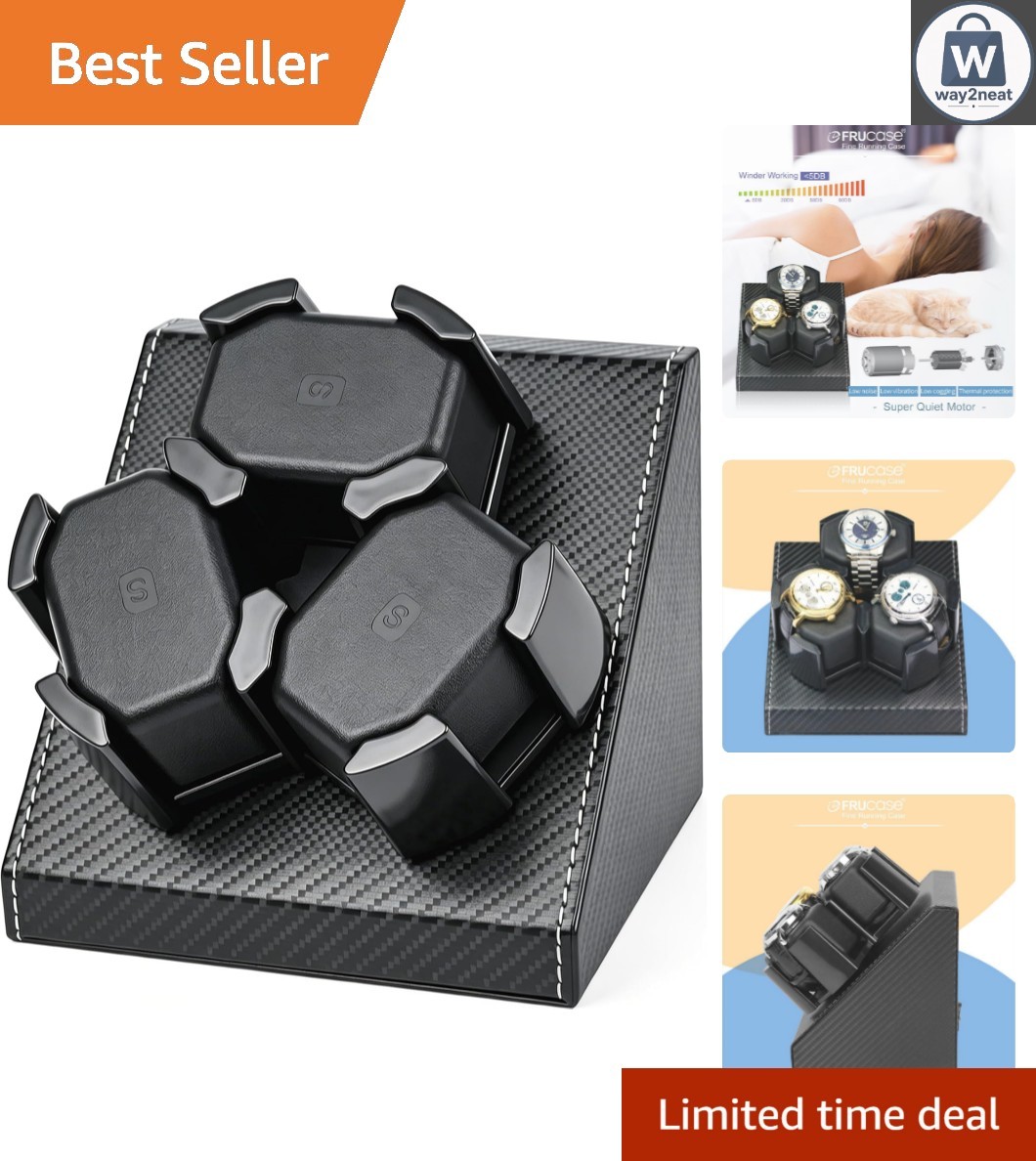 Elegant USB Powered Watch Winder with Super Silent Motor – Keeps Watches Wound