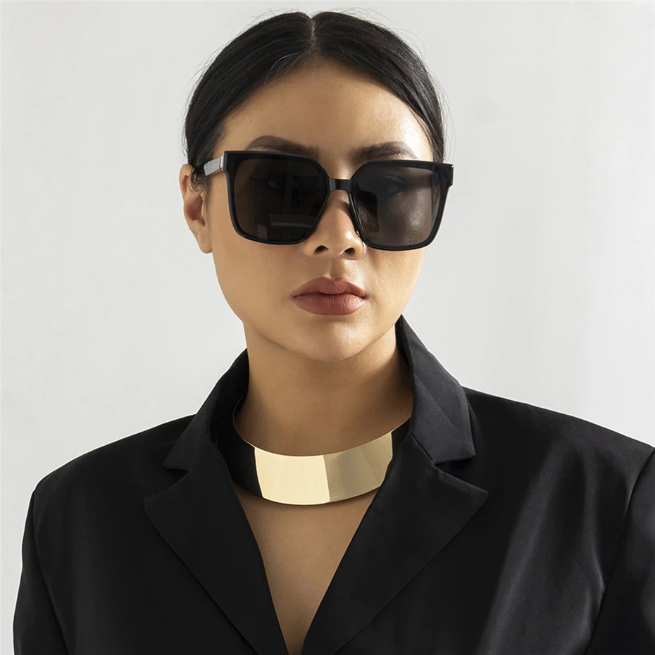 Women’s Fashion Jewelry Gold Chunky Collar Statement Necklace 373