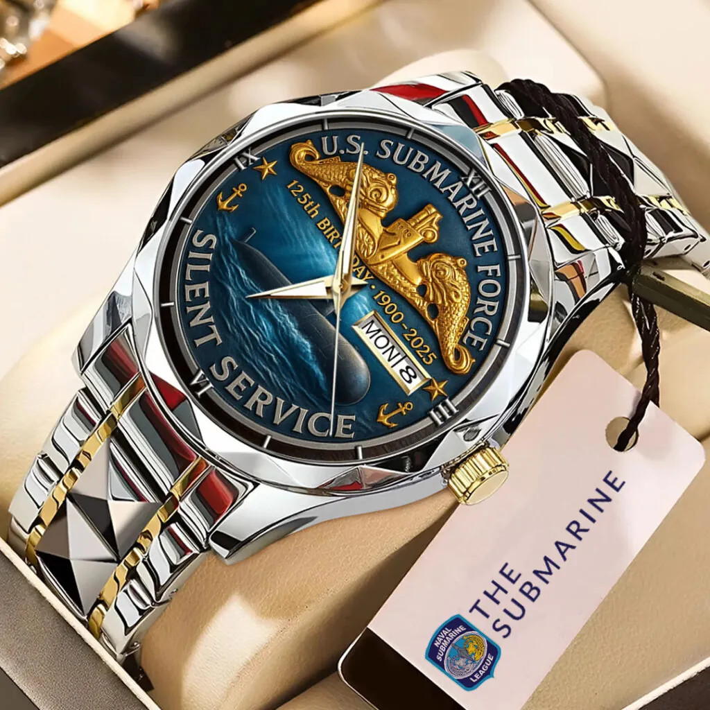 US Submarine Force 125th Anniversary Alloy Luxury Quartz Watch – 1846