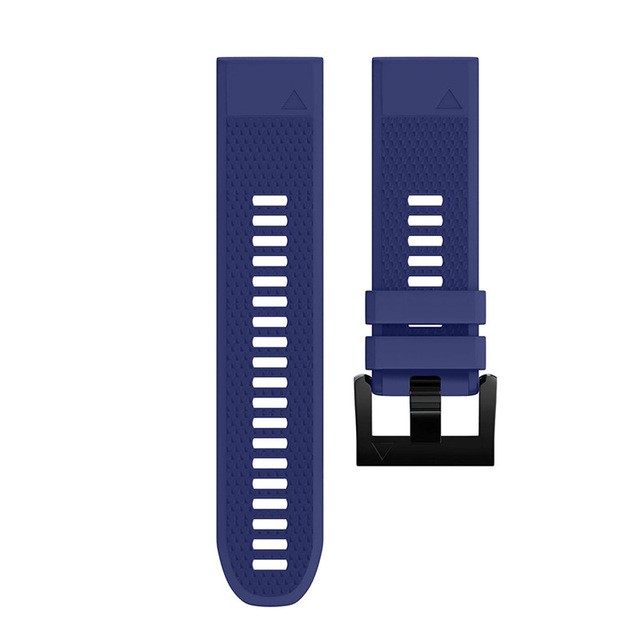 26mm QuickFit Release Rubber Watch Strap For Garmin Fenix 8Pro 7X Pro 6X GPS 3HR