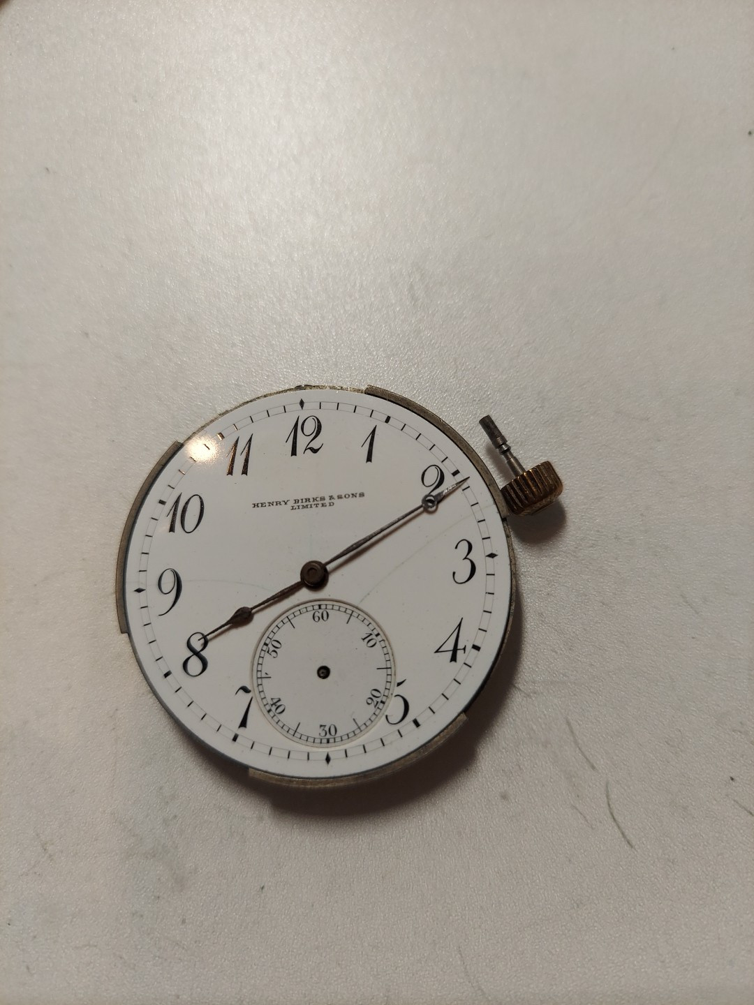 Henry Birks And Soon For Birks-downing 19 Jewels Swiss Mens Pocket Watch…