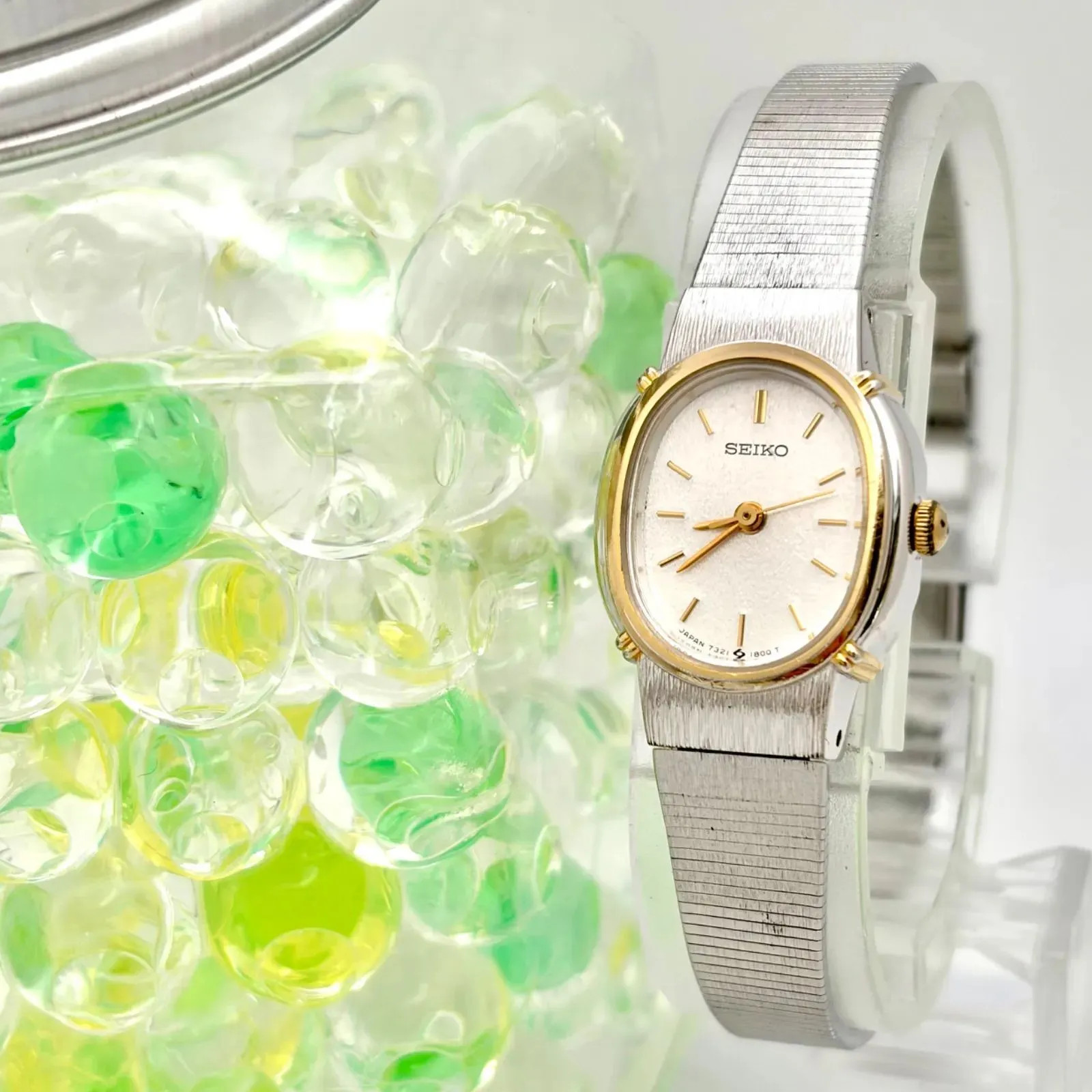 [New Battery] SEIKO Ladies’ Oval Watch 7321-6100 730162