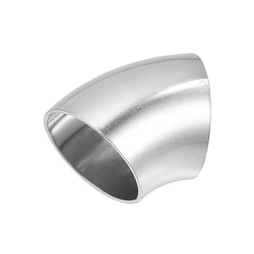 45 Degree Steel Exhaust Elbow Pipe Bend Tube Durable 32mm OD Modified 1.25inch