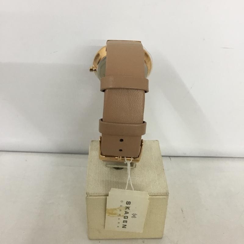 SKAGEN Analog (Quartz) Watch SKW2168 Leather Belt USED 2ND 10135183