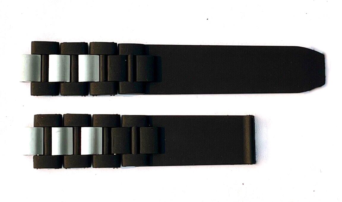 20mm Silicon Rubber Band Strap replacement Cartier 21 Chronoscaph Autoscaph