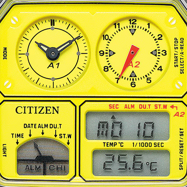 CITIZEN RECORD LABEL PLAYGROUND Edition ANA-DIGI TEMP JG2170-59Y IN STOCK NEW