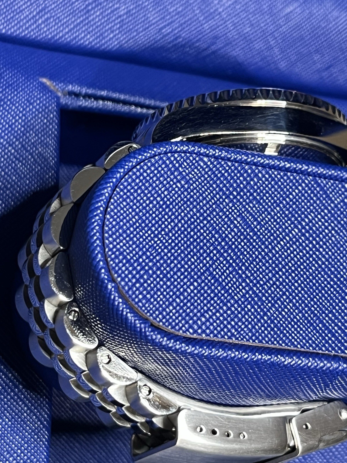 SQUALE Y1545 ATMOS 30 GMT 40 mm Pepsi With Cyclops (Rare) ~Gorgeous & Minty