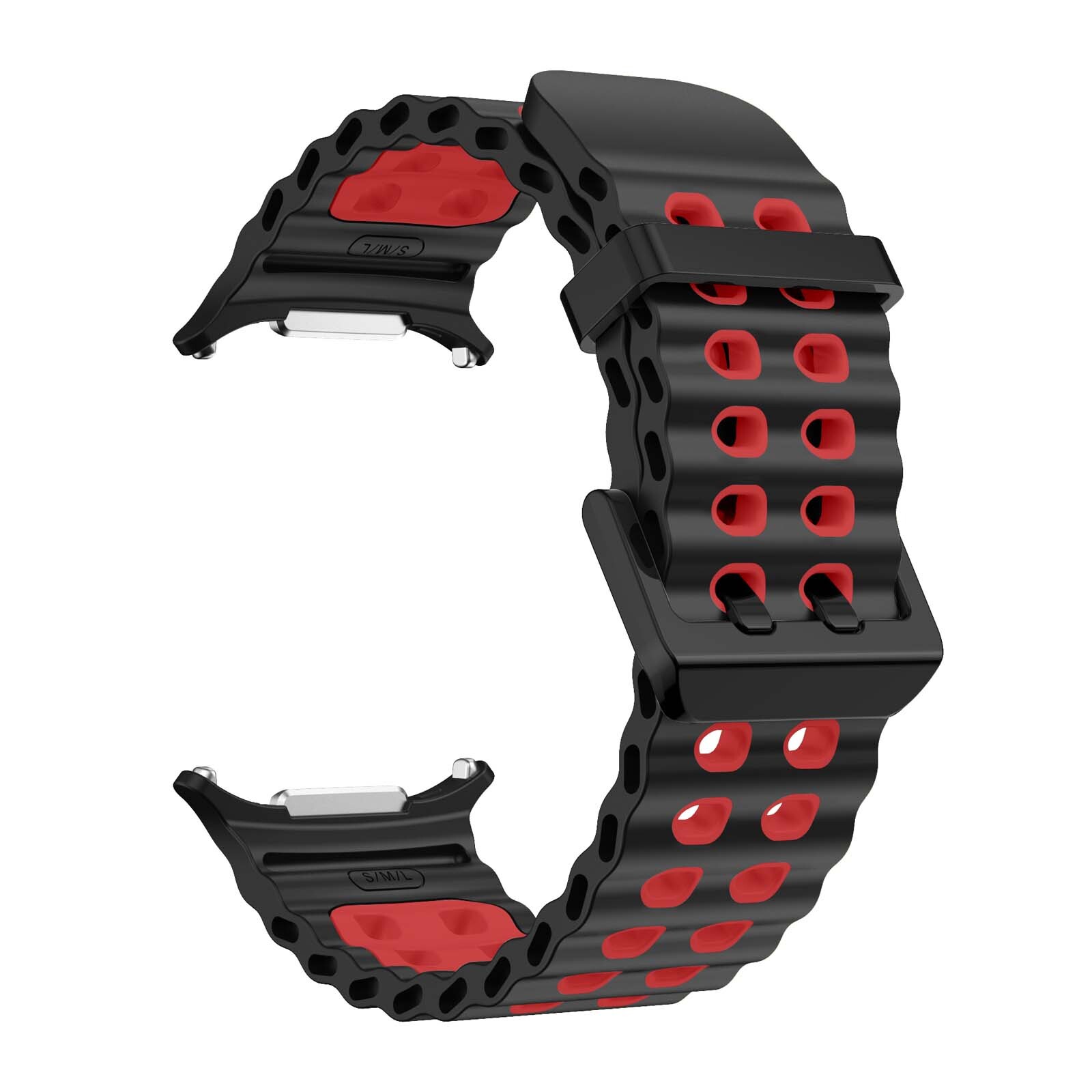 Soft Silicone Waterproof Sport Band For Samsung Galaxy Watch 7 Ultra Band 47mm