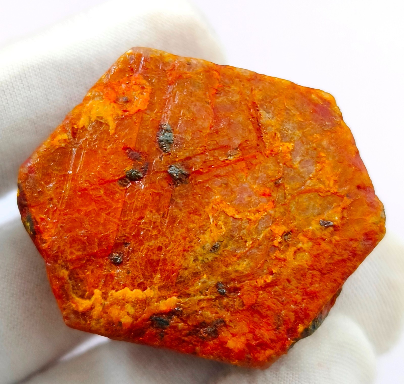 Natural Orange Sapphire Untreated Raw Rough Loose Gemstone R55
