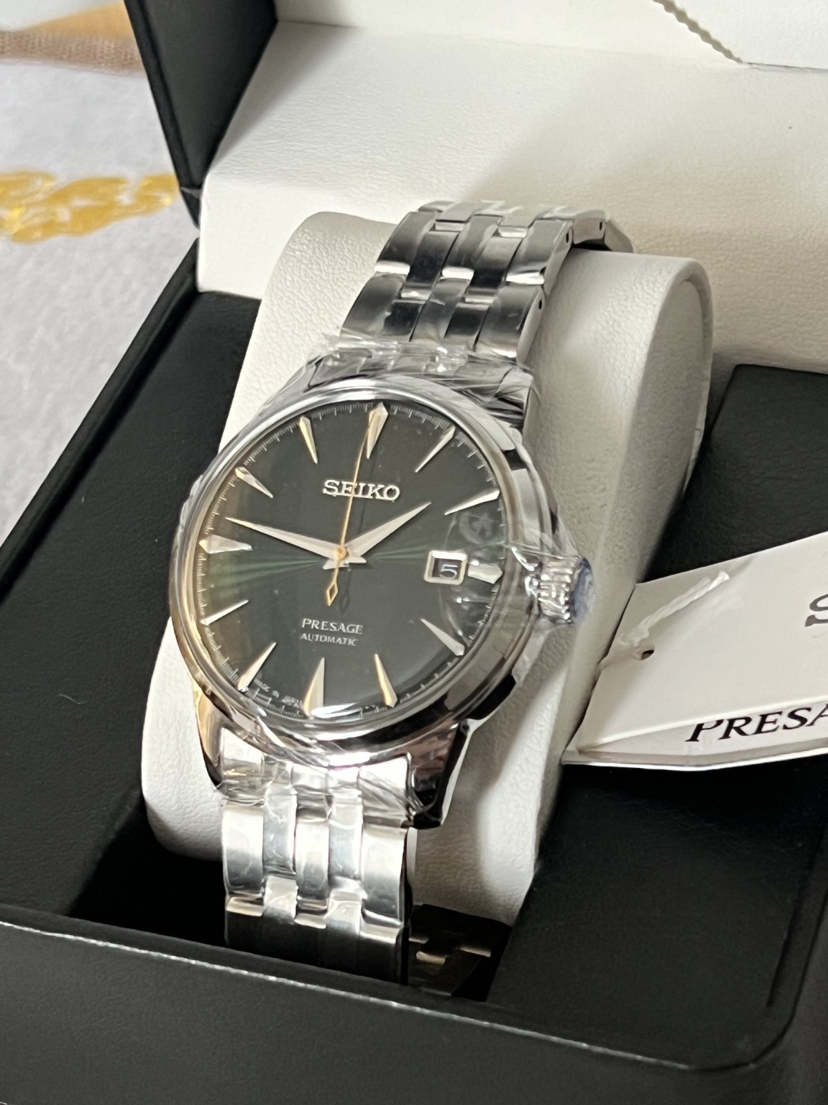 Seiko Presage Cocktail Time 4R35-01T0 SRPE15J1 Mockingbird Green Dial Automatic