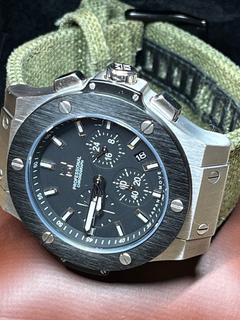 HYAKUICHI 08 Chronograph 10BAR DAY Rare, Excellent Condition, Working From Japan