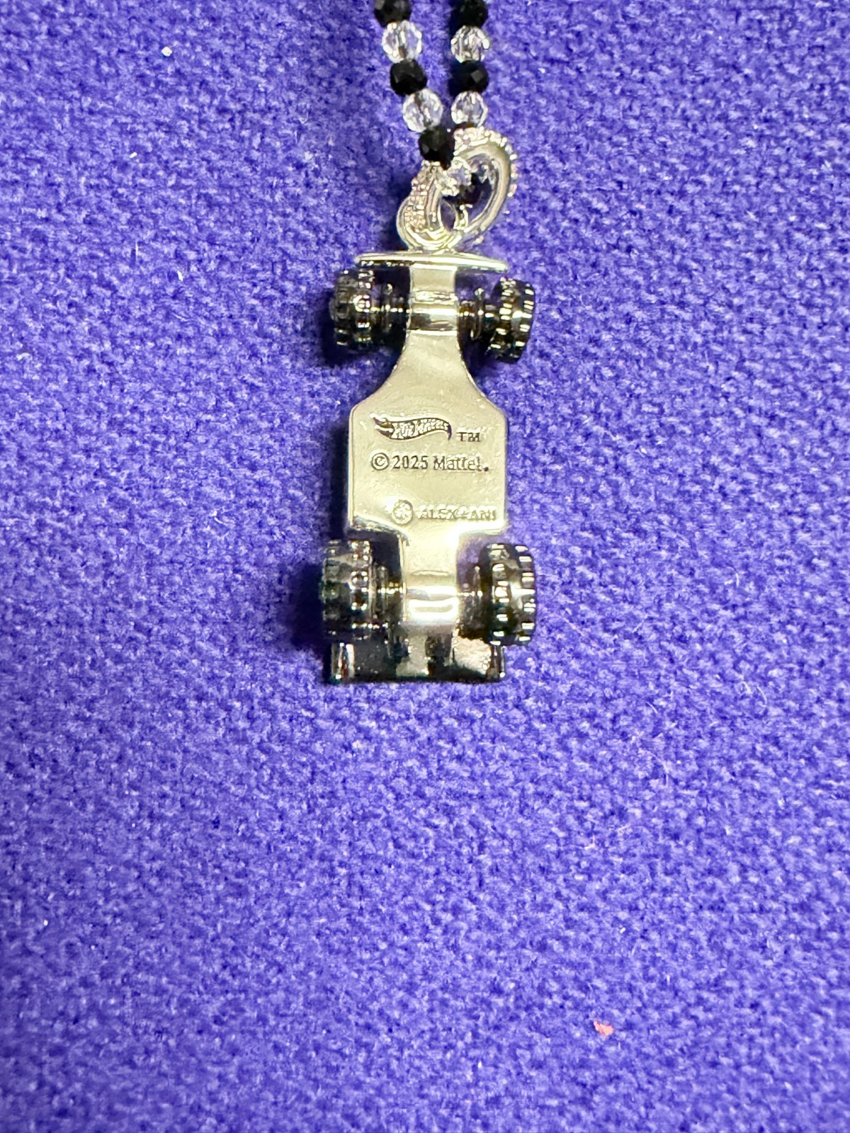 Alex and Ani Hot Wheels Racecar Pendant Necklace New