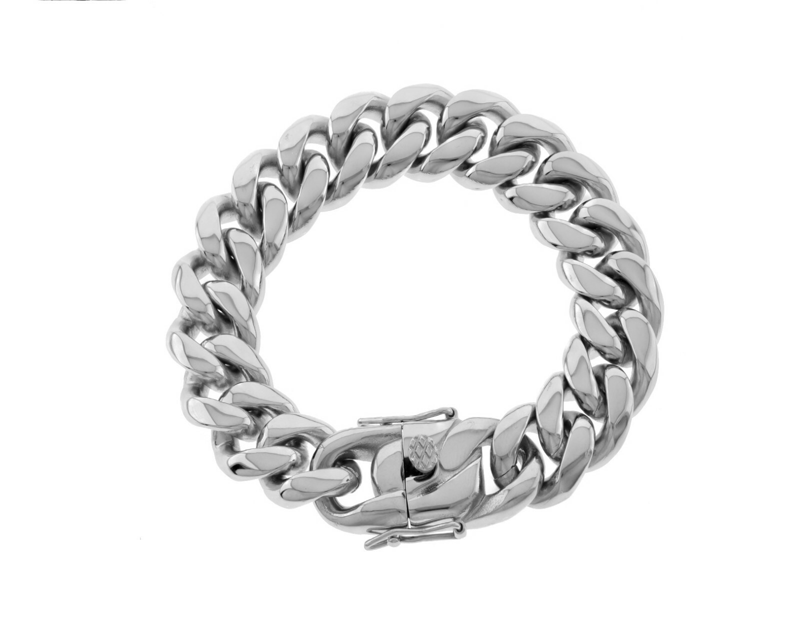 9inch Long Solid Stainless Steel 6mm-18mm Miami Cuban Curb Link Chain Bracelet
