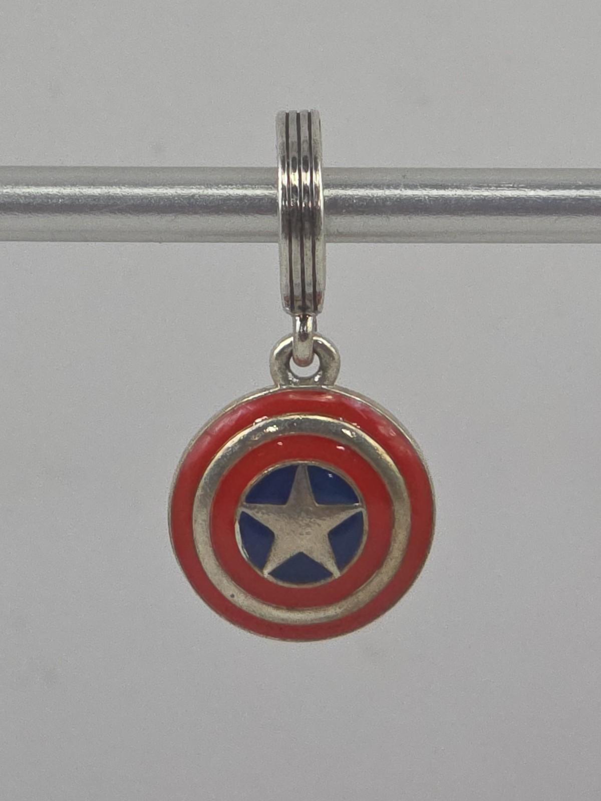 Authentic Pandora Marvel The Avengers Captain American Shield Charm #790780C01