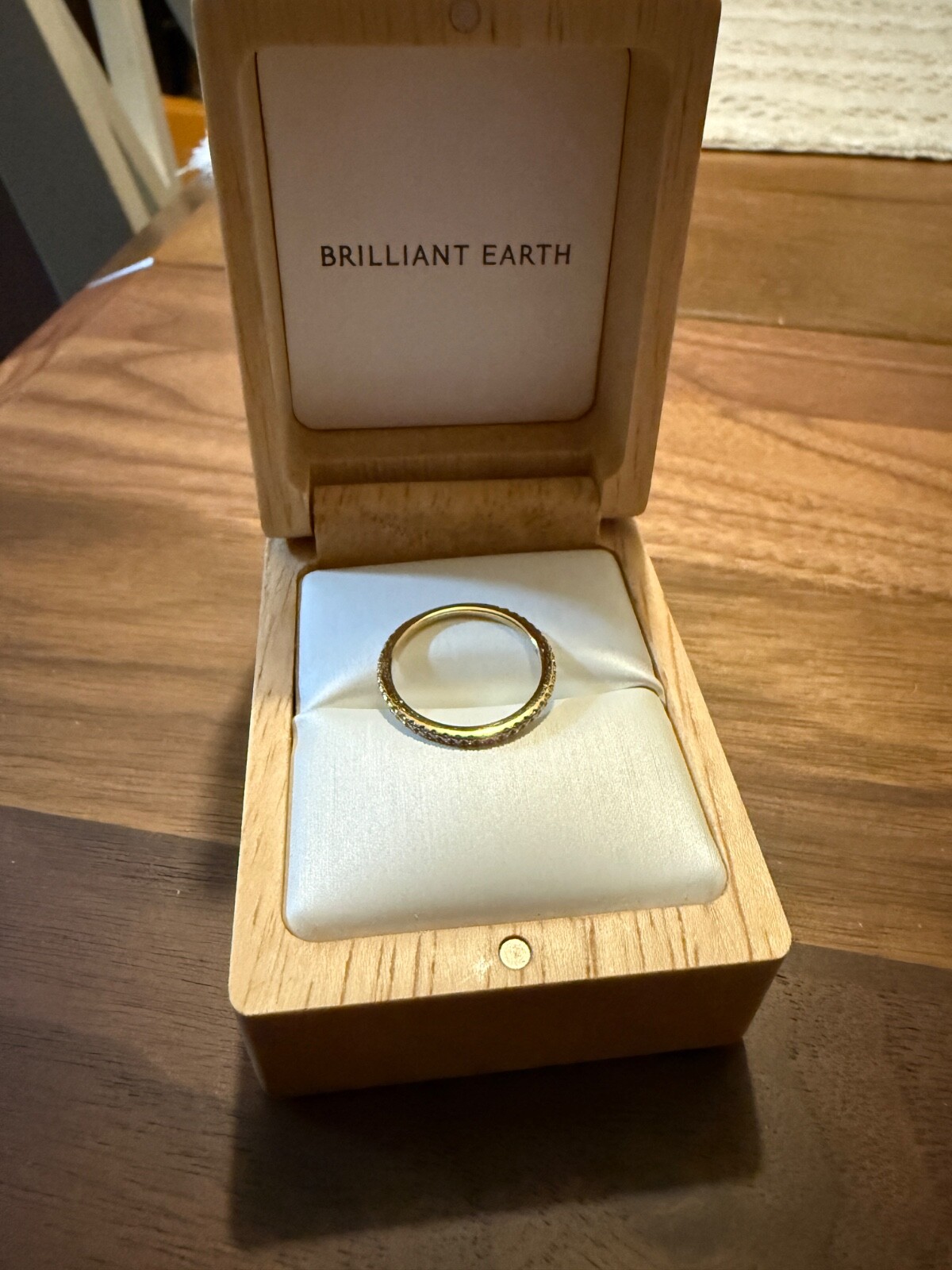 Brilliant Earth Luxe Whisper Diamond Ring (1/5 ct tw) 18K Yellow Gold Size 5.5