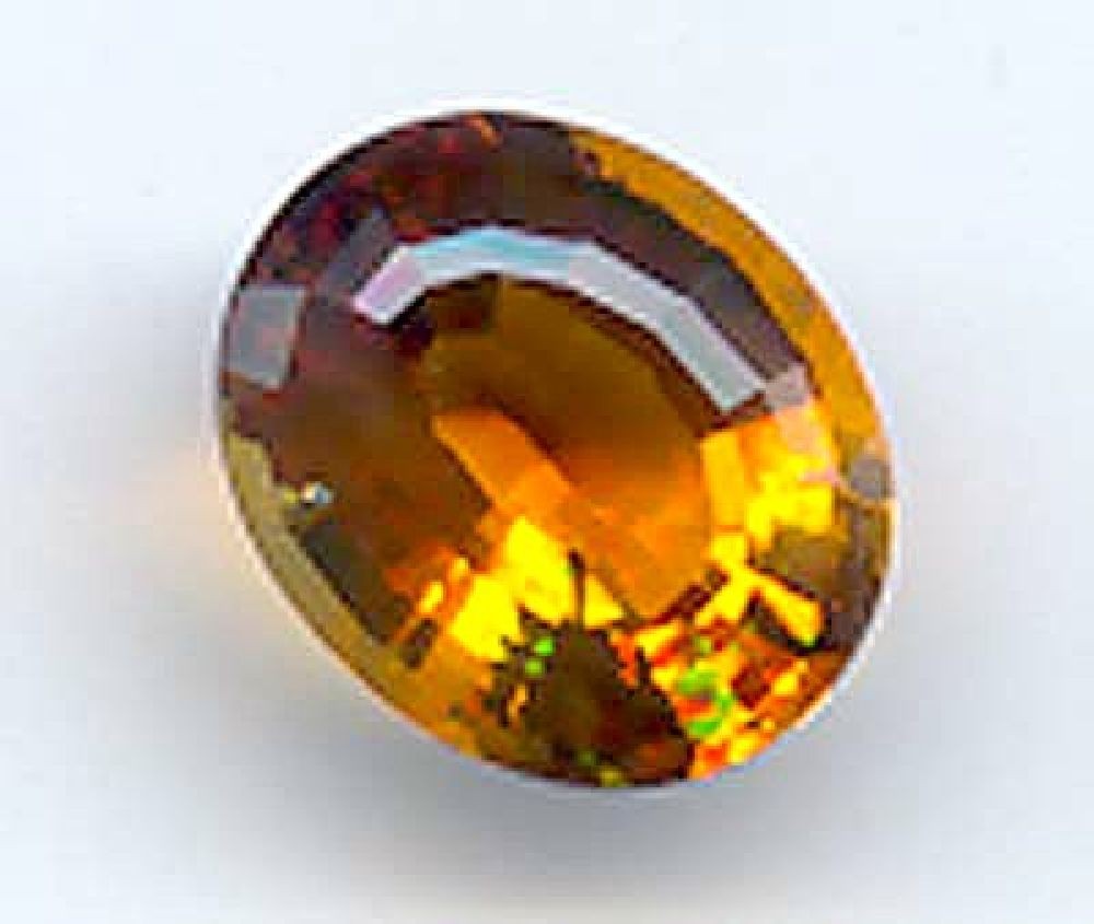 7.21ct Oval Natural Gem Quality Palmeria Citrine AAA 15mm x 11mm