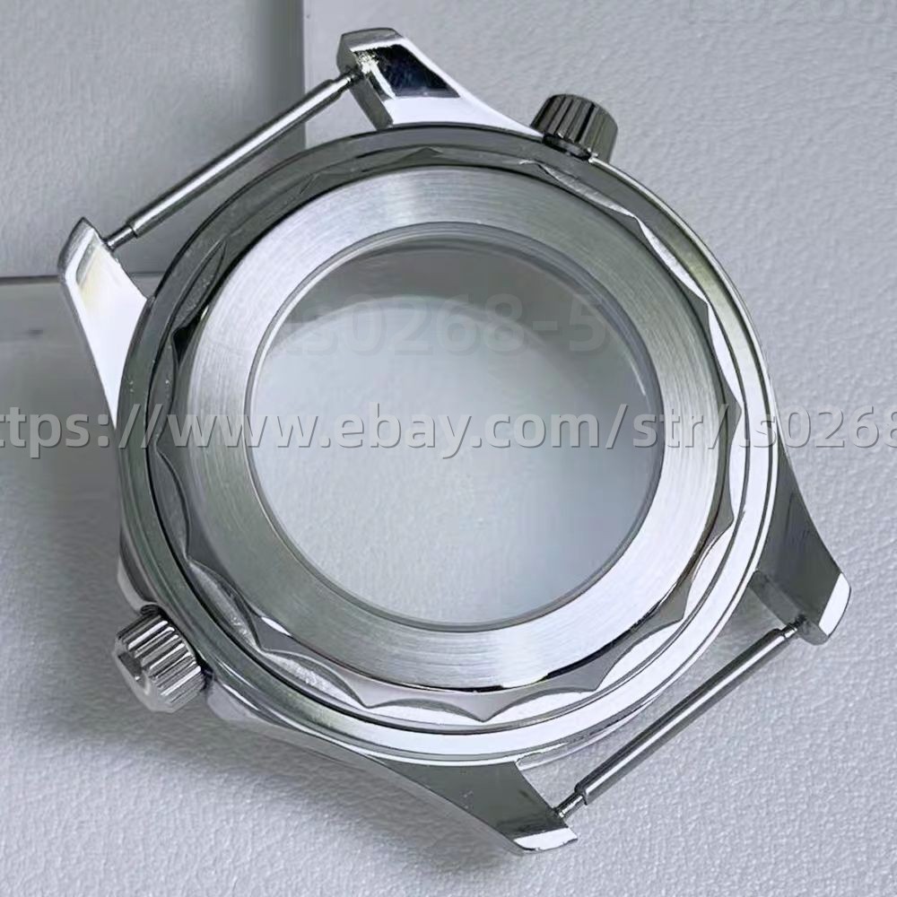 42mm Diver Watch Case Sapphire Ceramic Bezel Set Fit NH35/36 5ATM
