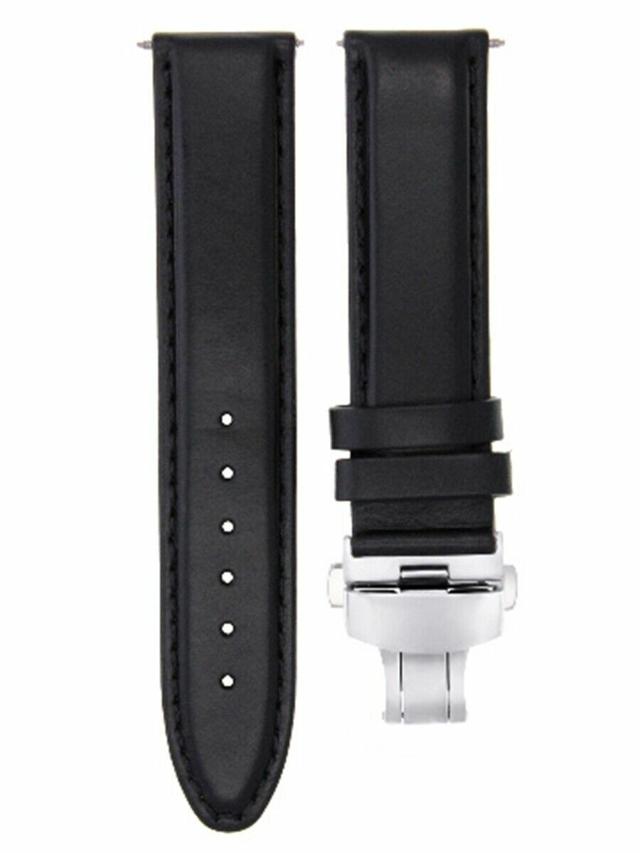 18-19-20-22-24-26MM CLASSIC MENS LEATHER WATCH BAND STRAP FOR BULOVA WATCH CLASP
